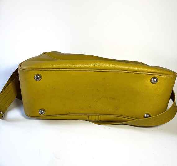 Vintage Samsonite Mustard/Yellow Travel Bag, Vint… - image 5