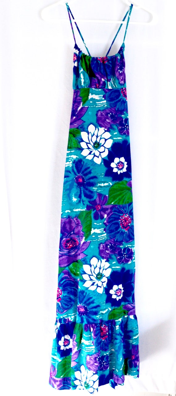 Vintage Size 8 Hawaiian Sun Dress, Made in Hawaii,