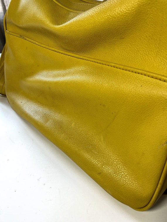 Vintage Samsonite Mustard/Yellow Travel Bag, Vint… - image 7