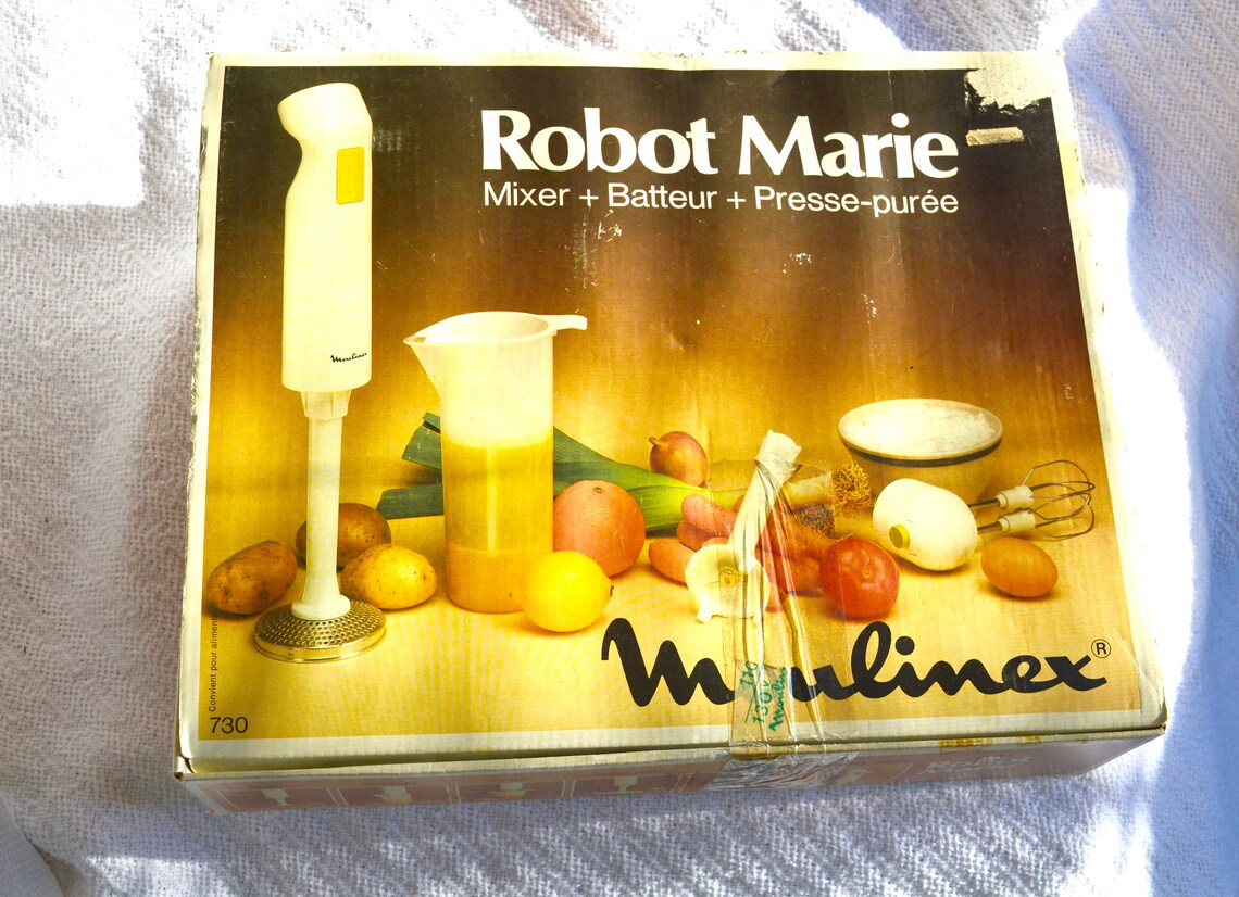 Vintage Moulinex Robot Marie Moulinex Hand Held Mixer Hand Etsy