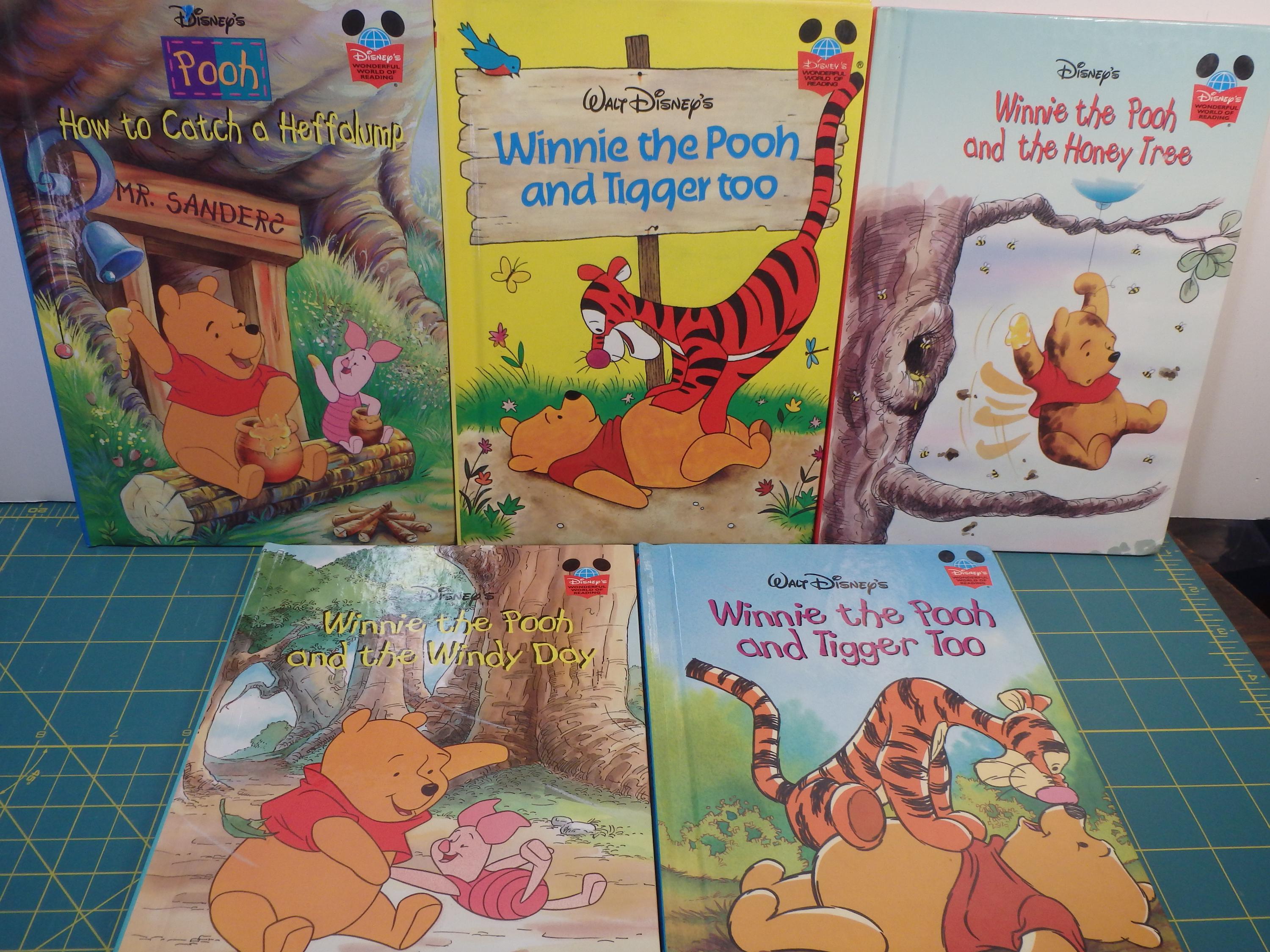 Disney's Winnie the Pooh Hardcover Book Set, World of Reading 1975