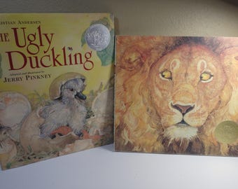 Jerry Pinkney Ugly Duckling, Lion Mouse