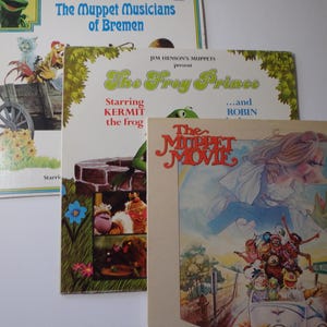 Muppets, Jim Henson, Vinyl records, The Muppet Movie, The Frog Prince, The Muppet Musicians of Bremen