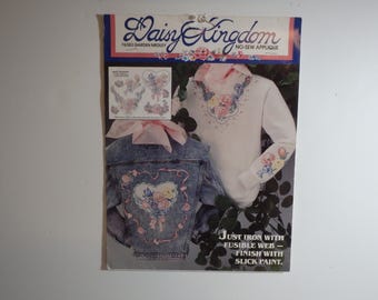 Daisy Kingdom No-Sew Fabric Applique #6383 Garden Medley