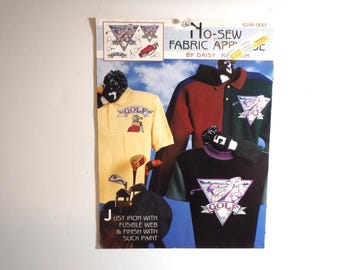 Daisy Kingdom No-Sew Applique -  Golf #6286