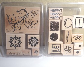 Stampin' Up rubber stamp kit