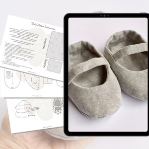 Baby Slipper PDF Sewing Pattern & Instructions
