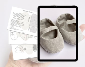 Baby Slipper PDF Sewing Pattern & Instructions