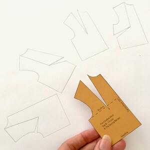 Printable Quarter-scale Bodice and Sleeve Pattern Blocks - Etsy