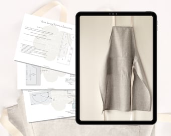 Apron PDF Sewing Pattern & Instructions