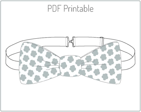 Bow Tie PDF Sewing Instructions With Illustrations - Etsy Canada