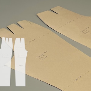 Blocchi per pantaloni intrecciati in scala reale / Stampabile pdf / Taglia 4-24 UK/ Taglia 32-52 EU/ Taglia 0-20 US