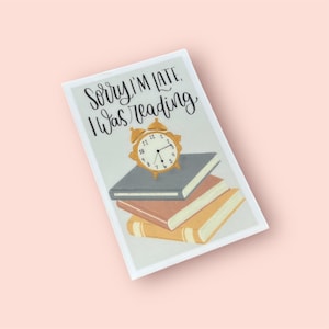I Was Reading Sticker