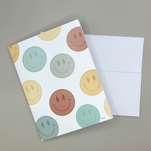 Carte de correspondance vierge smiley