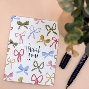 Thank You Bows Notecard