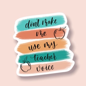 Teacher Voice Sticker