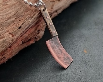 Knife Necklace  Knife Pendant  Knife Jewelry  Miniature Knife