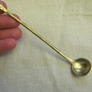 Brass Spoon  Forged Spoon  Coffee Spoon  Tea Spoon