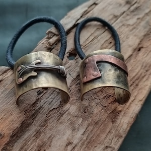 Viking Axe Ponytail Holder Metal Hair Tie image 12