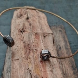 Torc Necklace  Copper Choker Necklace  Copper Torc Necklace  Copper Torque  Open Choker Cuff  Tribal Collar Necklace