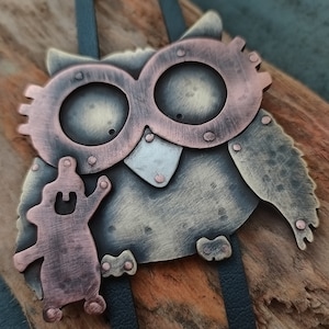 Bolo Tie For Women  Bolo Tie  Women&#39;s Bolo Tie  Owl Bolo Tie  Silver Bolo Tie  Copper Bolo Ties
