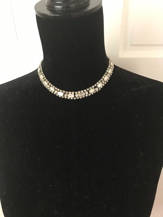 Vintage Rhinestone Choker
