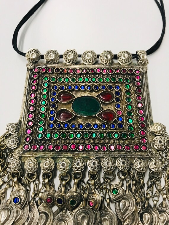 Ethnic Vintage Kuchi Afghan Banjara Afghan Beaded