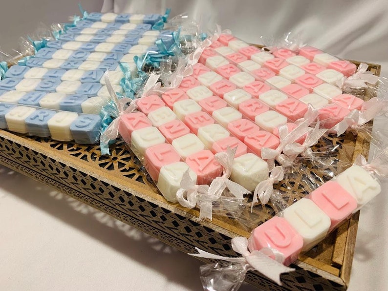 Personalized soap baby names family names wedding souvenir Etsy