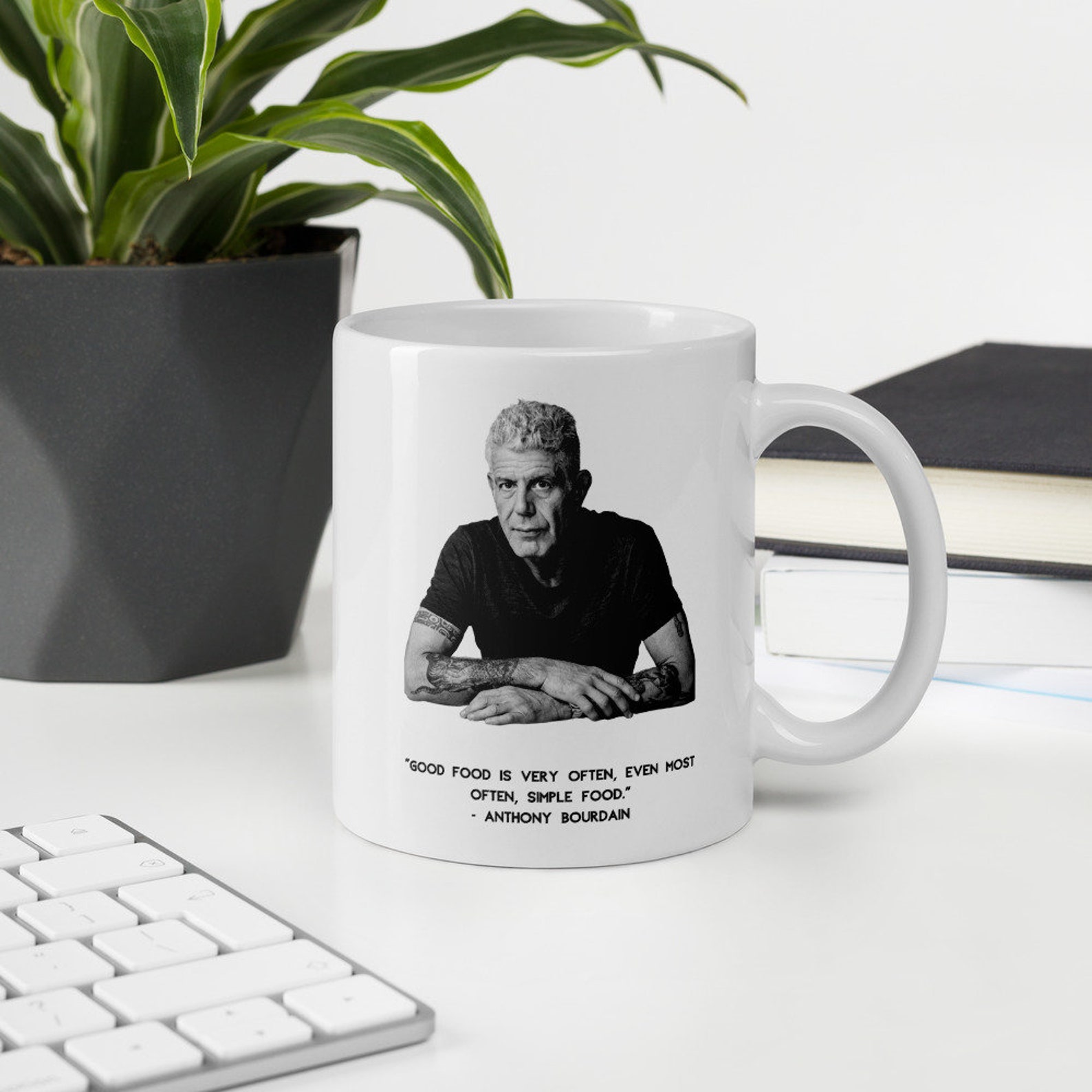 Anthony Bordain Mug Famous Chef Tribute | Etsy