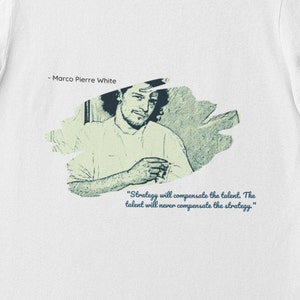 Marco Pierre White T Shirt, Food Lover T Shirt, Michelin Starred Chef, Foodie Clothing Gift, Gift Tee, MPW, Gift For Chef, Envío gratis