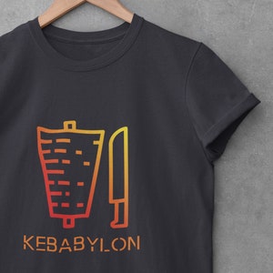 Mens Kebab T-Shirt ~ Foodie Fashion ~ Doner Kebab ~ Doner Kebab Man ~ Gift for foodie ~ Chef Gift ¬ Chef Present ¬ Graphic Tee ¬ Food Lover