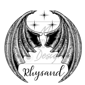 ACOTAR Rhysand High Lord PNG JPG Digital Download