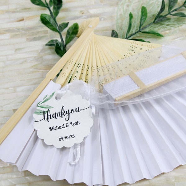 Personalized Hand Fans | Personalized Wedding Fans | Paper Hand Fans for Wedding | Bulk Wedding Favors