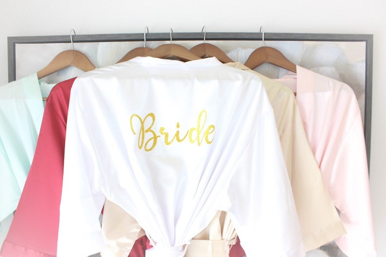 Bridesmaid Satin Robes