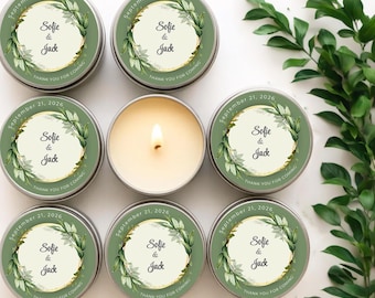 Bulk Candle Favors/Candle Party Favors/Tin candle favors/Bulk Candle Party Favors/Wedding favor candles