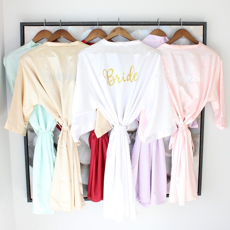Bridesmaid Satin Robes