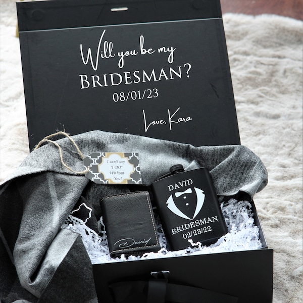 Bridesman Gift Set/Man of Honor Gift/Bridesman Proposal Gift