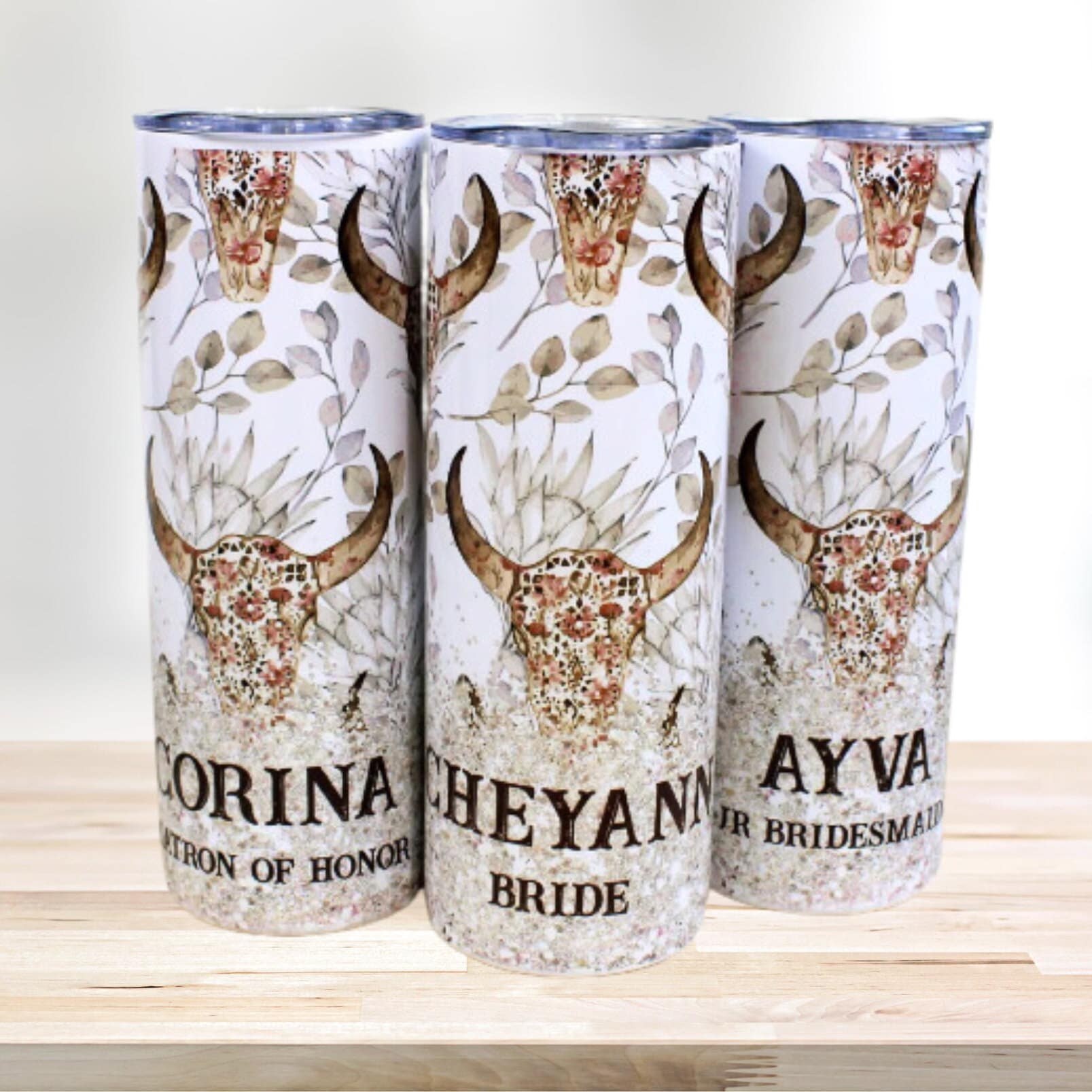 Personalized Cowgirl Bachelorette Tumbler