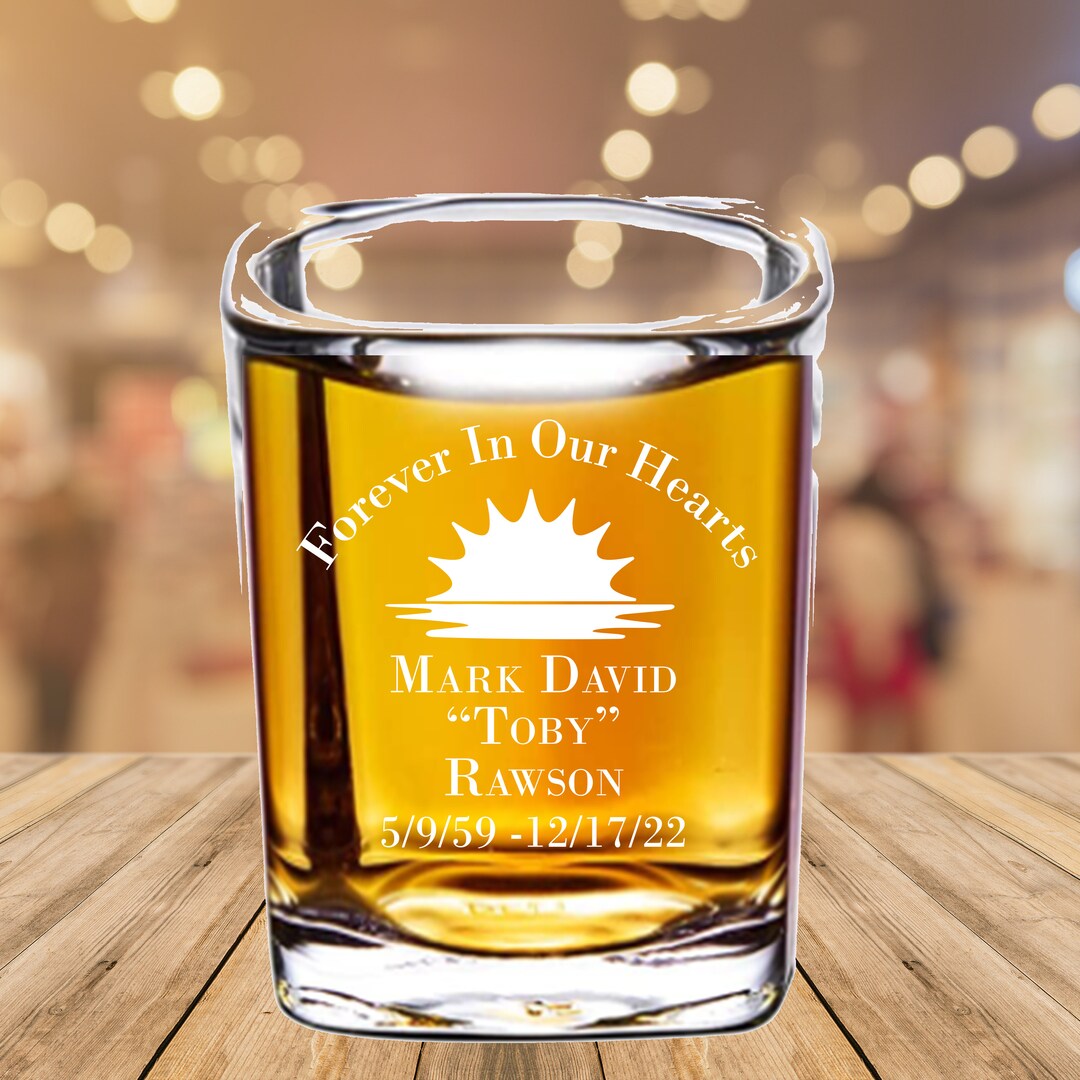 Funeral Favors Personalized Shotglasses Gifts for Funeral Guests Bulk