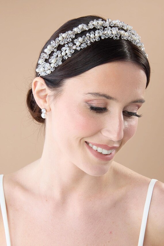 Real Swarovski Crystal Headband 90E0F2D1-3C30-4358-A4D3-  main image 2