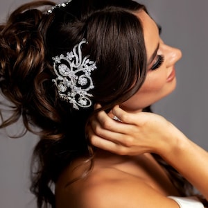 VIVIANA Hair Comb, Bridal Hair Comb, Wedding Crystal Hair Comb, Swarovski Bridal Comb, Wedding Accessory, Wedding Hair Accessories