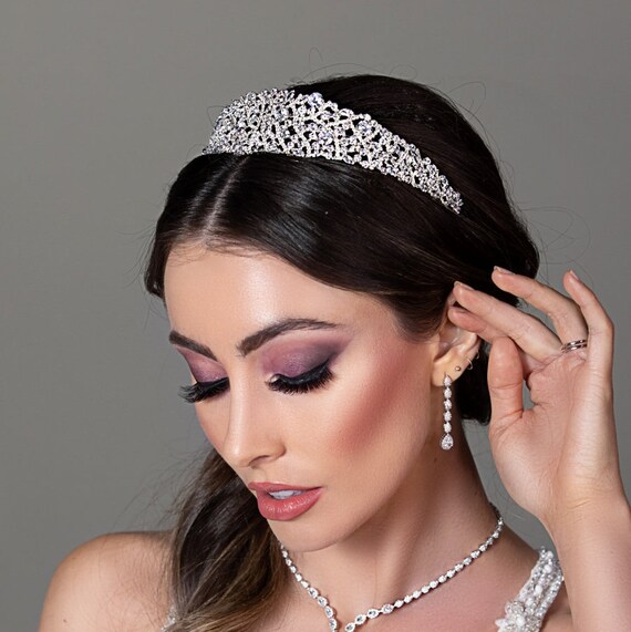 CASSIA Headband - Gorgeous Brilliant SWAROVSKI Bridal  display picture 3