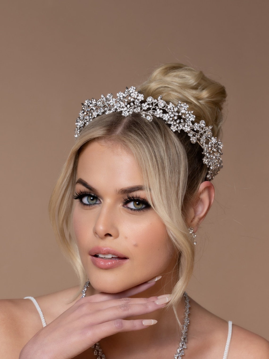 Swarovski Crystal Bridal Headpiece Wedding Headpiece Unique Etsy