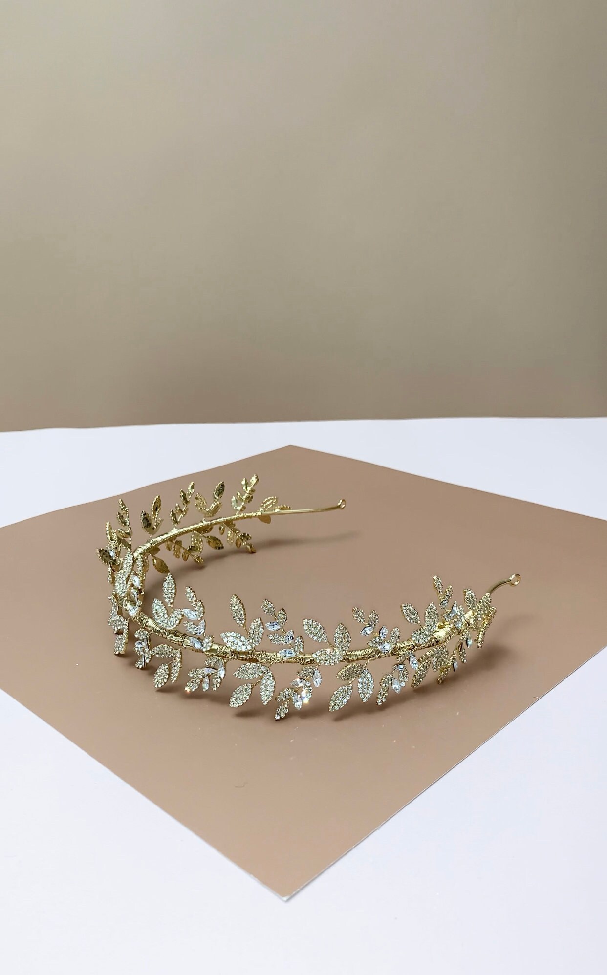 NICCI LUXURIOUS SWAROVSKI BRIDAL HEADPIECE VICTORIA Swarovski Crystal Bridal Tiara | EDEN LUXE BRIDAL main image 2