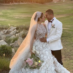 Tiara de noiva BLISSE com cristais Swarovski, tiara para casamento, acessório de cabelo para noiva, tiara com cristais Swarovski