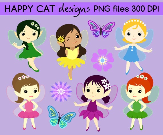 Cute Fairy Clipart Set 1, Fairy Sticker, Fairy Invitation, Fairy Birthday,  Girls Clip Art, Beautiful Girl, Instant Download PNG File 300dpi -   Norway
