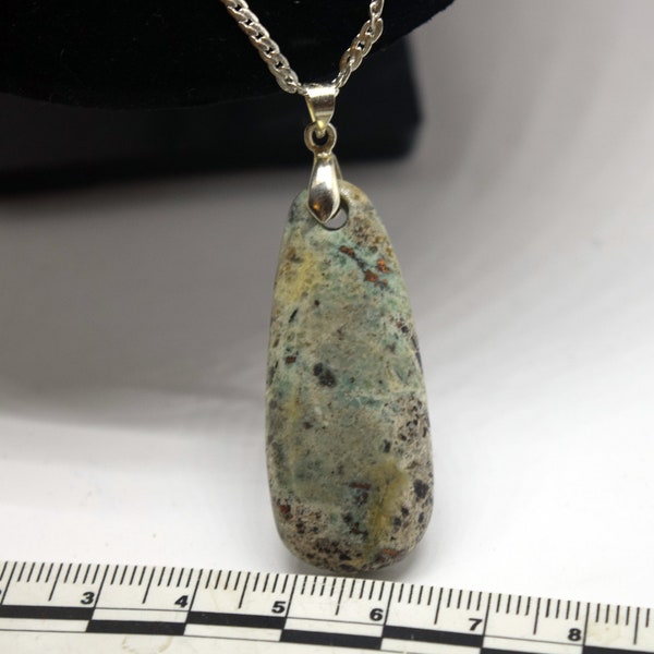 New Mexico Native Copper Pendant with a Silver-Plated Bail and 18" Chain