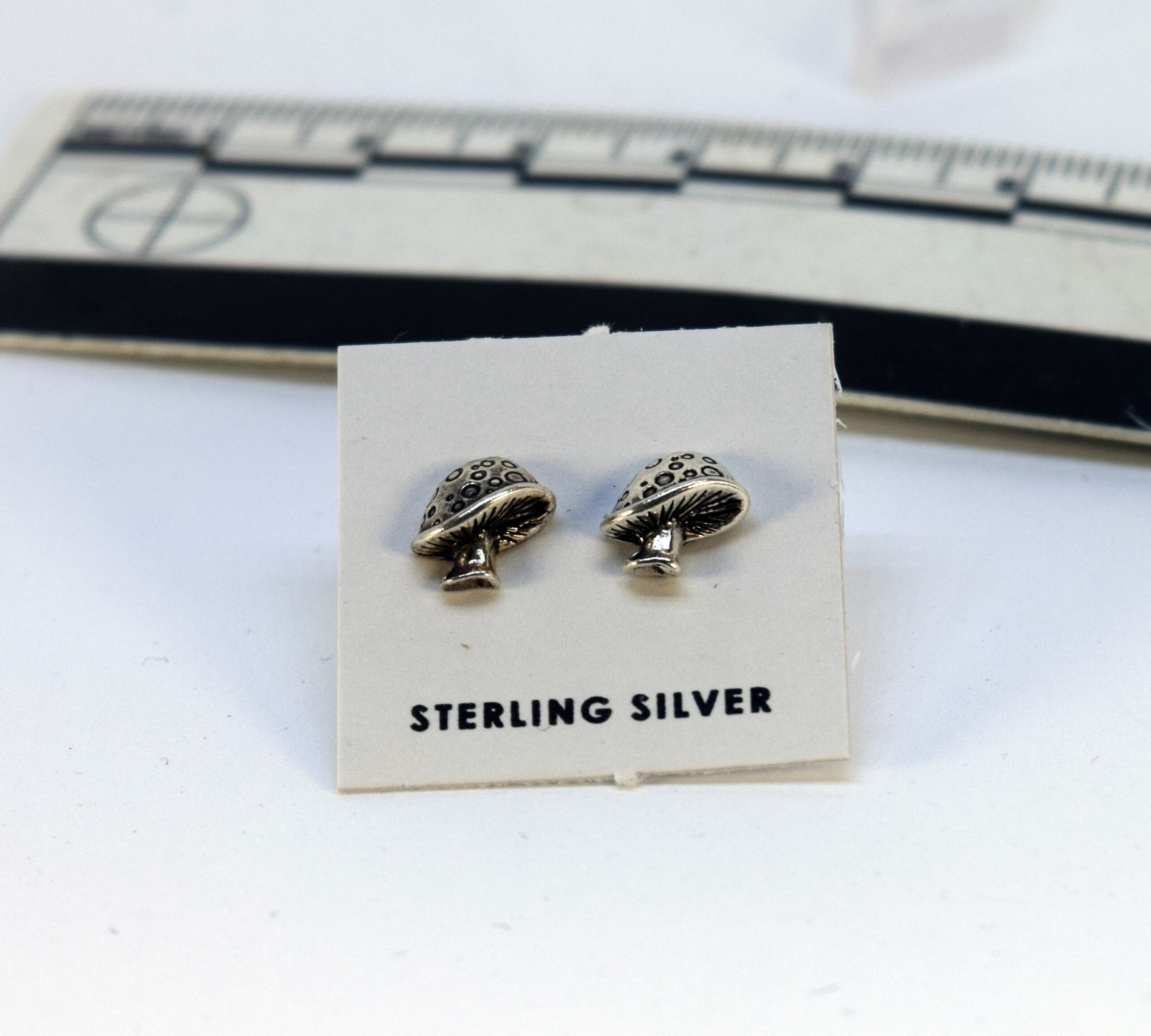 Orecchini A Fungo In Argento Sterling 925 | Gioielli Ipoallergenici Per Donna E Bambina, 0,8 Cm, Confezione Regalo