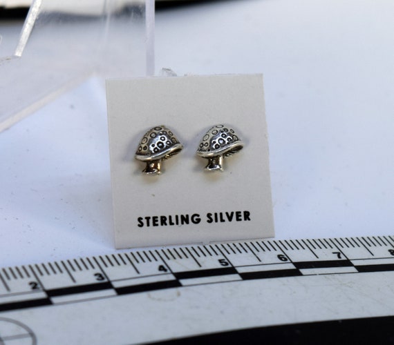 Orecchini A Funghetto In Argento 925 Con Resina Verde - Gioielli Delicati In Confezione Regalo - 4