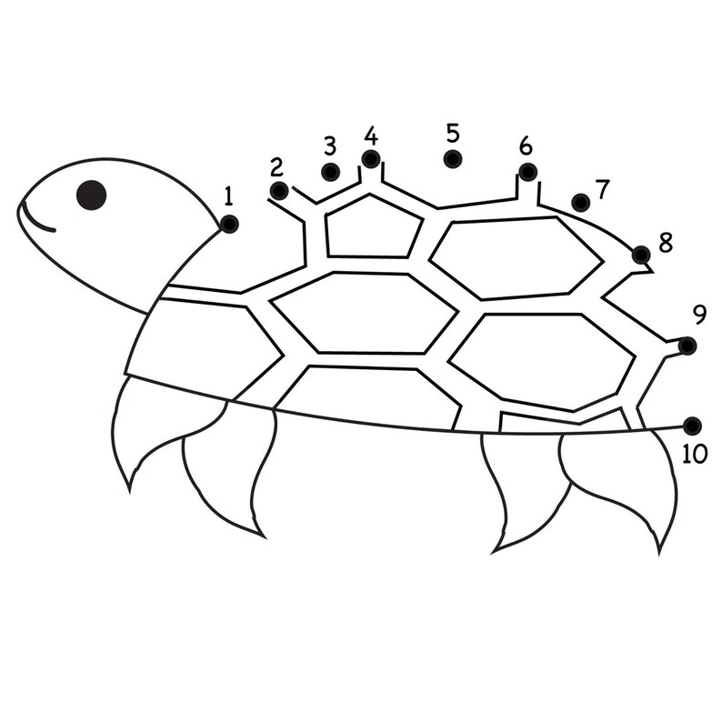 Counting Coloring Pages Download Count and Color Home | Etsy